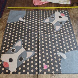 Vintage Japanese Scarf dog